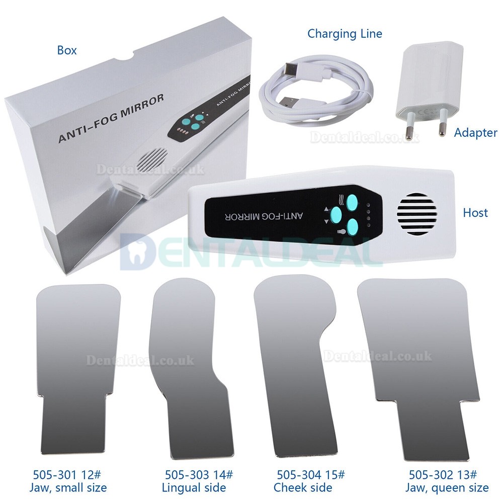 HILAYA Dental Photography Reflector Set with 4 Anti-Fog Mirrors